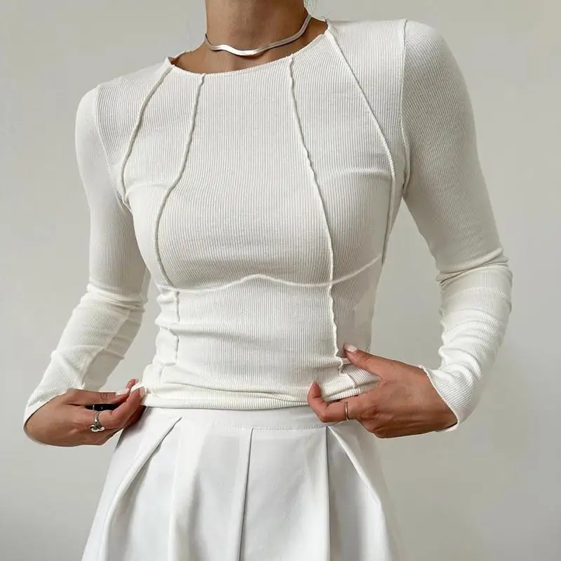 Elegant Long Sleeve round Neck Tshirt for Women Anti Car Split Sved Design Lace Shirt Snowflake Pattern Winter Fashion Ladies...
Elegant Long Sleeve round Neck Tshirt for Women Anti Car Split Sved Design Lace Shirt Snowflake Pattern Winter Fashion Ladies...