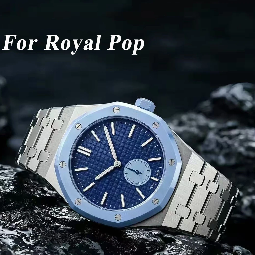 Luxury Stainless Steel Strap+Case Mod Kit For Swatch X AP Royal POP Pocket Watch Changer To Wristwatch Metal Cover Band
Luxury Stainless Steel Strap+Case Mod Kit For Swatch X AP Royal POP Pocket Watch Changer To Wristwatch Metal Cover Band