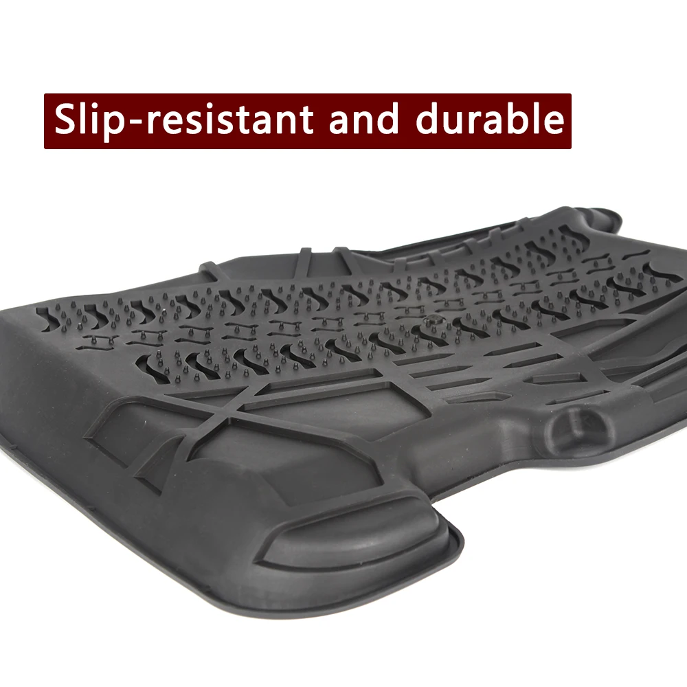 4PCS TPE Floor Mats for Jeep Wrangler TJ 1997-2006 2-Door, Floor Liners Waterproof Anti-Slip Easy to Clean Black, T009
4PCS TPE Floor Mats for Jeep Wrangler TJ 1997-2006 2-Door, Floor Liners Waterproof Anti-Slip Easy to Clean Black, T009
