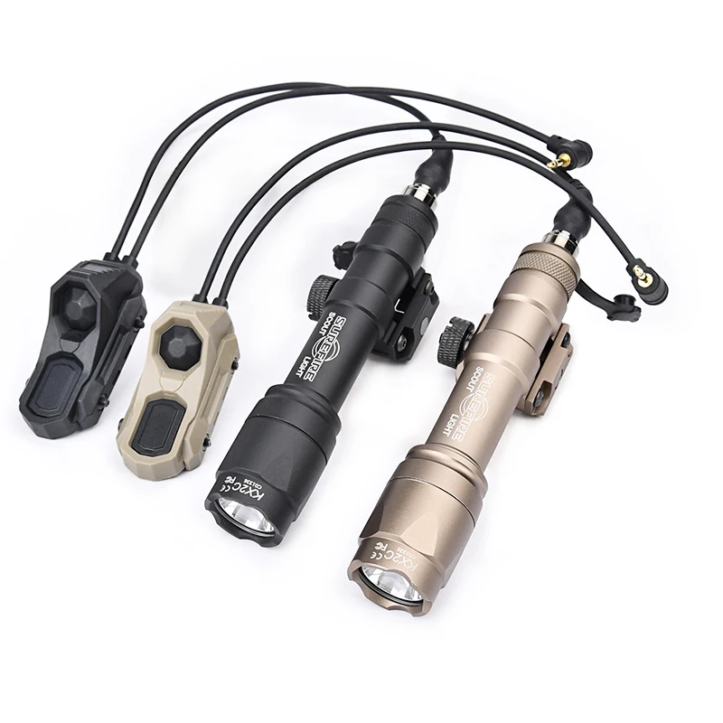 WADSN Tactical Surefir M300 M600 Scout Flashlight With AXON Dual Function Remote Pressure Switch Airsoft Hunting Weapon Light
WADSN Tactical Surefir M300 M600 Scout Flashlight With AXON Dual Function Remote Pressure Switch Airsoft Hunting Weapon Light