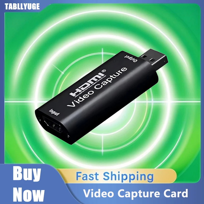 4K Video Capture Card 1080P USB 2.0 HDMI Game Grabber Box For PS4 DVD Camera PC Recording Placa De Video Live Streaming
4K Video Capture Card 1080P USB 2.0 HDMI Game Grabber Box For PS4 DVD Camera PC Recording Placa De Video Live Streaming