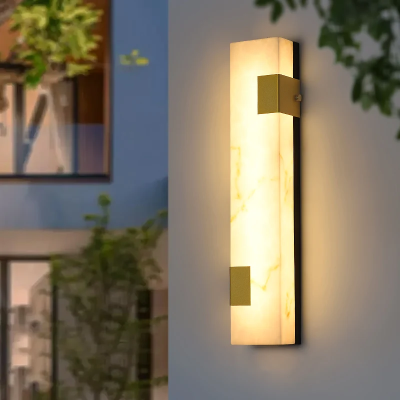 Modern light luxury outdoor wall lamp Stainless steel imitation marble outdoor waterproof door front lamp Villa gate courtyard o
Modern light luxury outdoor wall lamp Stainless steel imitation marble outdoor waterproof door front lamp Villa gate courtyard o