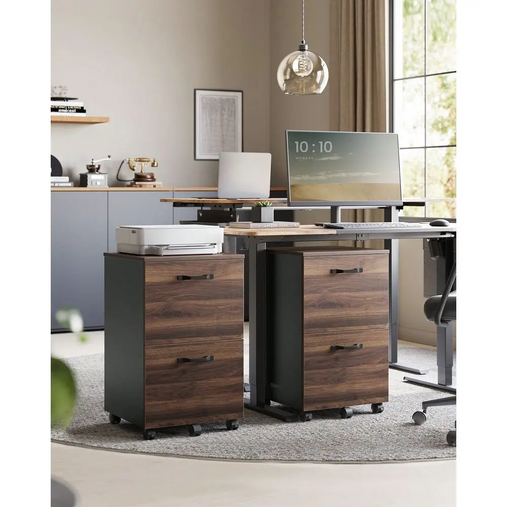 File Cabinet, With 2 Drawers, Mobile Filing Cabinet With Wheels, For A4, Letter Sized Documents, Hanging File Folders
File Cabinet, With 2 Drawers, Mobile Filing Cabinet With Wheels, For A4, Letter Sized Documents, Hanging File Folders