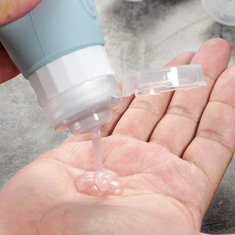 90ml/Set Travel Cosmetics Bottles Empty Squeeze Containers Leakproof Refillable Bottle For Shampoo Conditioner Lotion Silicone
90ml/Set Travel Cosmetics Bottles Empty Squeeze Containers Leakproof Refillable Bottle For Shampoo Conditioner Lotion Silicone