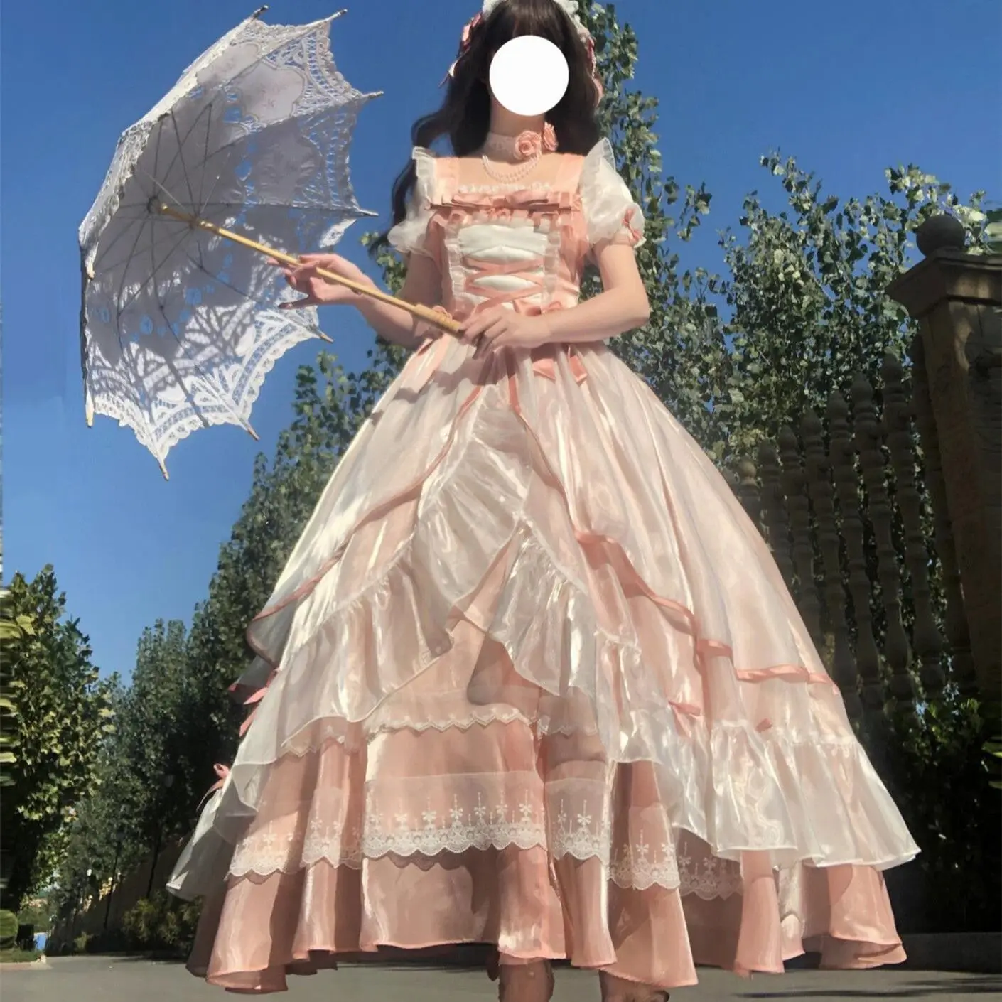 Coalfell Naked Pink Lolita Flower Wedding Long Skirt Lolita Dress Adult Ceremony Birthday Dress
Coalfell Naked Pink Lolita Flower Wedding Long Skirt Lolita Dress Adult Ceremony Birthday Dress