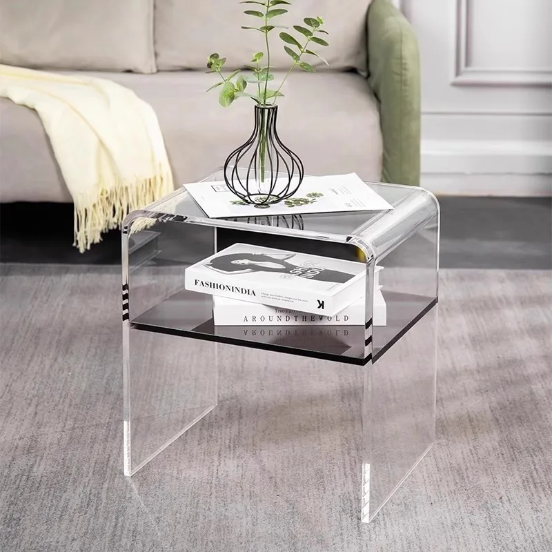 Lounge Acrylic Coffee Table Sofa Side Bedroom Nordic Modern Simple Living Room Transparent Mesa Para Balcon Home Furniture
Lounge Acrylic Coffee Table Sofa Side Bedroom Nordic Modern Simple Living Room Transparent Mesa Para Balcon Home Furniture
