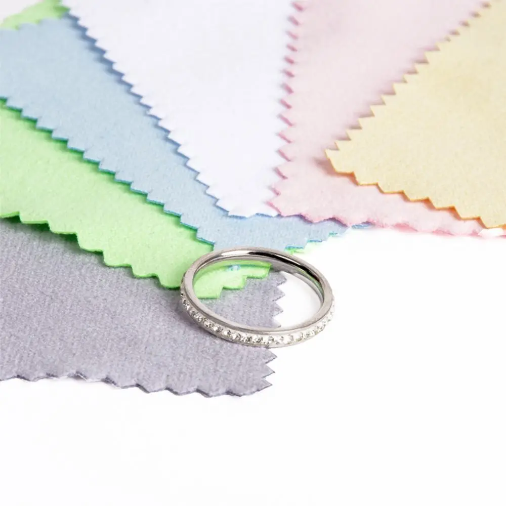 50Pcs 8x8cm Jewelry Cleaning Cloth Reusable Soft Fabric Silver Polish Cleaner Durable Non-toxic Cleaning Polishing Cloth
50Pcs 8x8cm Jewelry Cleaning Cloth Reusable Soft Fabric Silver Polish Cleaner Durable Non-toxic Cleaning Polishing Cloth