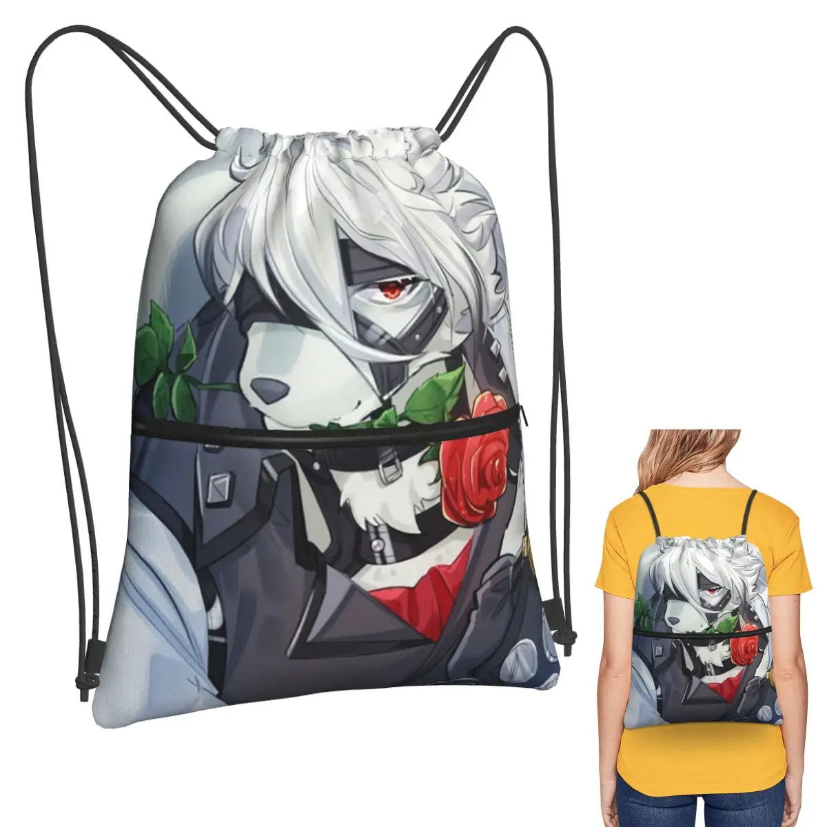 Zenless Zone Zero - Von Lycaon Backpacks Fashion Drawstring Bags Shoes Bag Book Bags for Travel Students
Zenless Zone Zero - Von Lycaon Backpacks Fashion Drawstring Bags Shoes Bag Book Bags for Travel Students