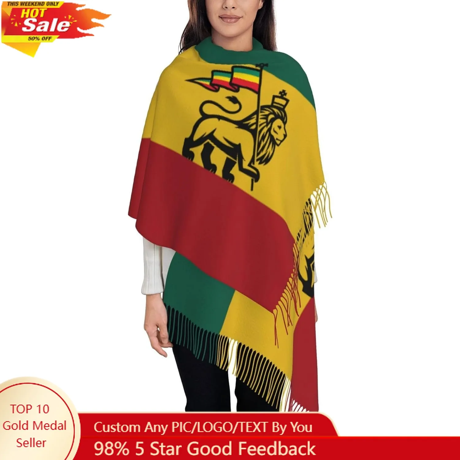 Reggae Rasta Rastafari Lion Of Judah Women Scarf Oversized Neckerchief Fashion Wrap Shawl Warm Scarfs
Reggae Rasta Rastafari Lion Of Judah Women Scarf Oversized Neckerchief Fashion Wrap Shawl Warm Scarfs