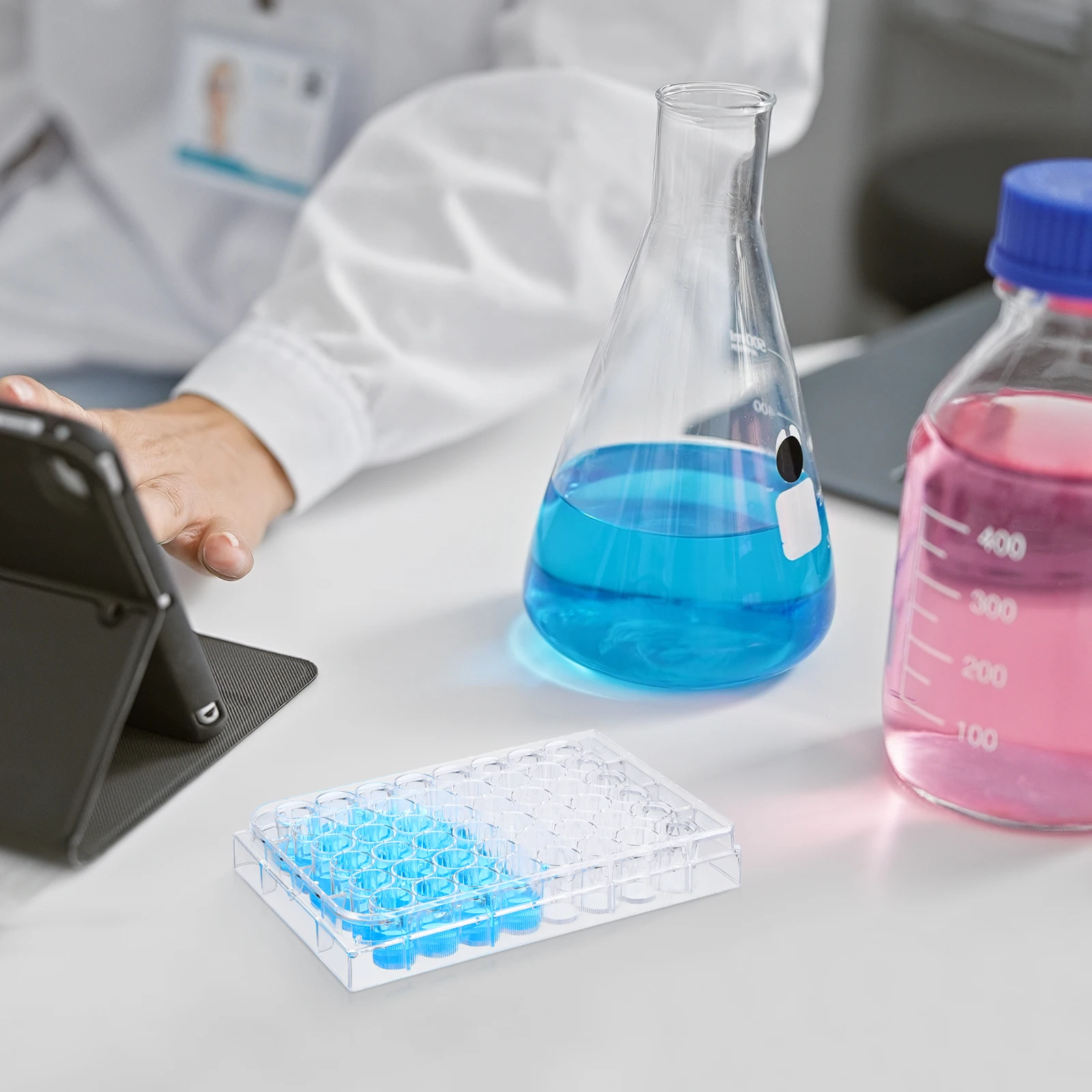 48-well Culture Plate Board Compartments Tissue Cell Tissues Supplies Storage Box
48-well Culture Plate Board Compartments Tissue Cell Tissues Supplies Storage Box