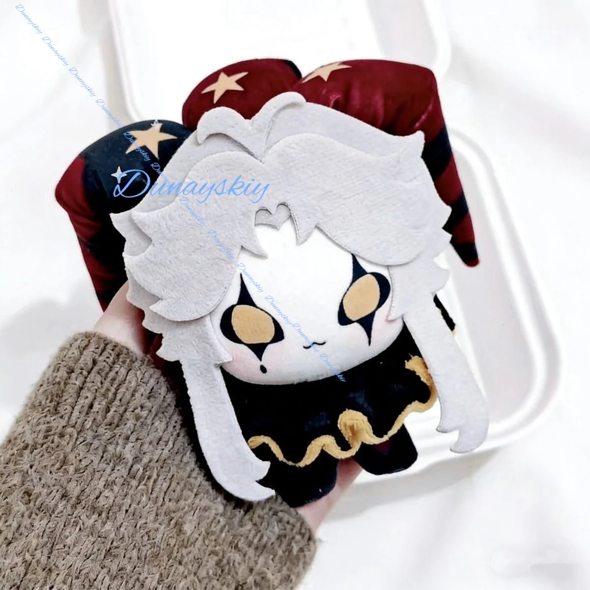 the Freak Circus Pierrot Anime Cosplay Prop 10cm Plush Soft Body Puppet Backpack Pendant Hat & Scarf Accessories
the Freak Circus Pierrot Anime Cosplay Prop 10cm Plush Soft Body Puppet Backpack Pendant Hat & Scarf Accessories