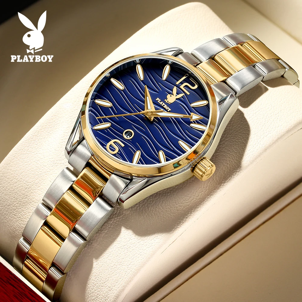 PLAYBOY 3302 Imported Quartz Movement Watch For Women Stainless Steel 30m Waterproof Calendar Window Display Elegance Watch
PLAYBOY 3302 Imported Quartz Movement Watch For Women Stainless Steel 30m Waterproof Calendar Window Display Elegance Watch