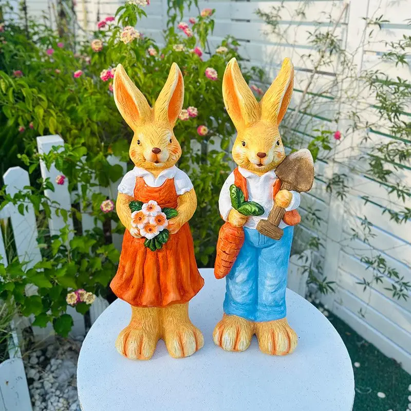 Garden outdoor cartoon cute big rabbit ornament sculpture balcony welcome decoration courtyard landscaping
Garden outdoor cartoon cute big rabbit ornament sculpture balcony welcome decoration courtyard landscaping