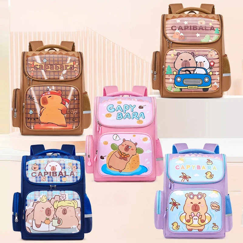 New Cartoon Capybara Elementary School Bookbag,cute, Large Capacity, Orthopedic, Waterproof, Lightweight Backpack,Day Bag
New Cartoon Capybara Elementary School Bookbag,cute, Large Capacity, Orthopedic, Waterproof, Lightweight Backpack,Day Bag