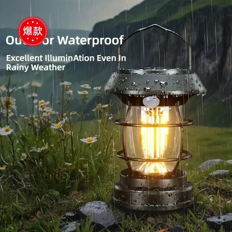 Vintage Solar Powered Camping Lantern,Handheld Outdoor Light For Hiking, Emergency, Adjustable Brightness
Vintage Solar Powered Camping Lantern,Handheld Outdoor Light For Hiking, Emergency, Adjustable Brightness