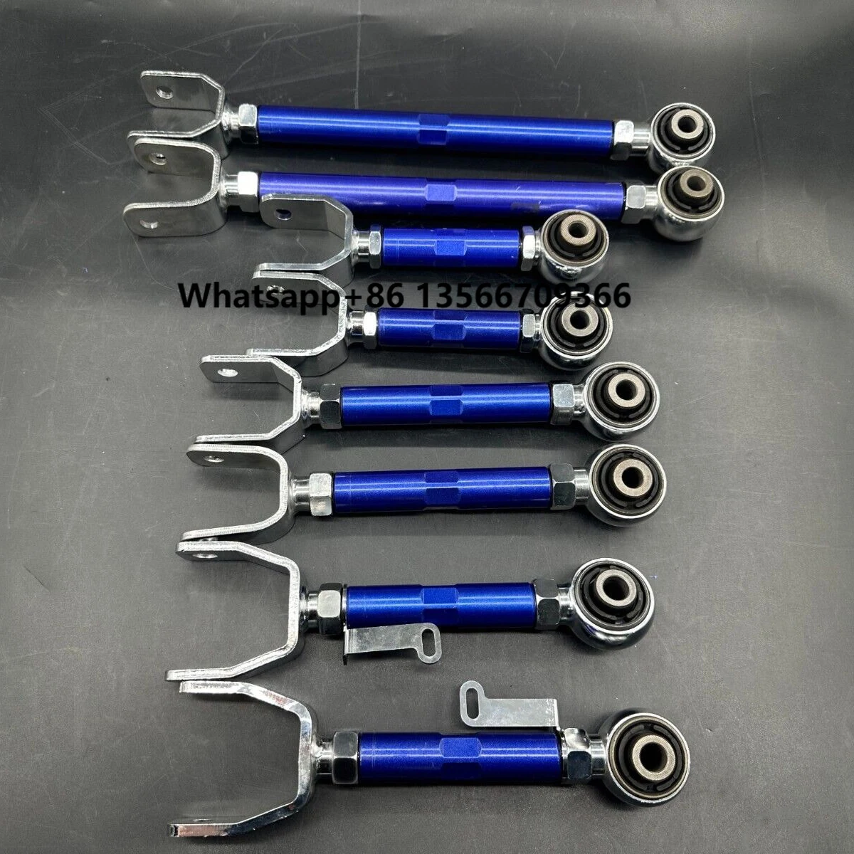 Auto Parts 8 Pcs Adjustable Camber Control Arm Toe Arm Set for Model 3 Model Y 2019- 
Auto Parts 8 Pcs Adjustable Camber Control Arm Toe Arm Set for Model 3 Model Y 2019-