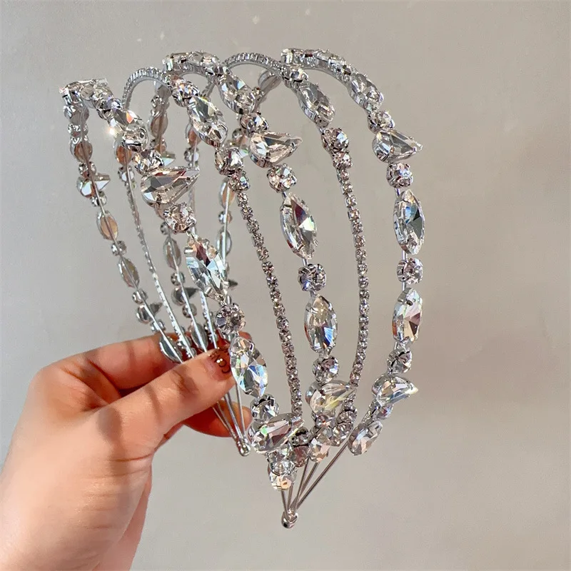 Multi-Layer Headband Rhinestone Bridal Hair Accessory Lightweight Luxury Hair Clip French Romantic Hairband Jewelry for Women
Multi-Layer Headband Rhinestone Bridal Hair Accessory Lightweight Luxury Hair Clip French Romantic Hairband Jewelry for Women