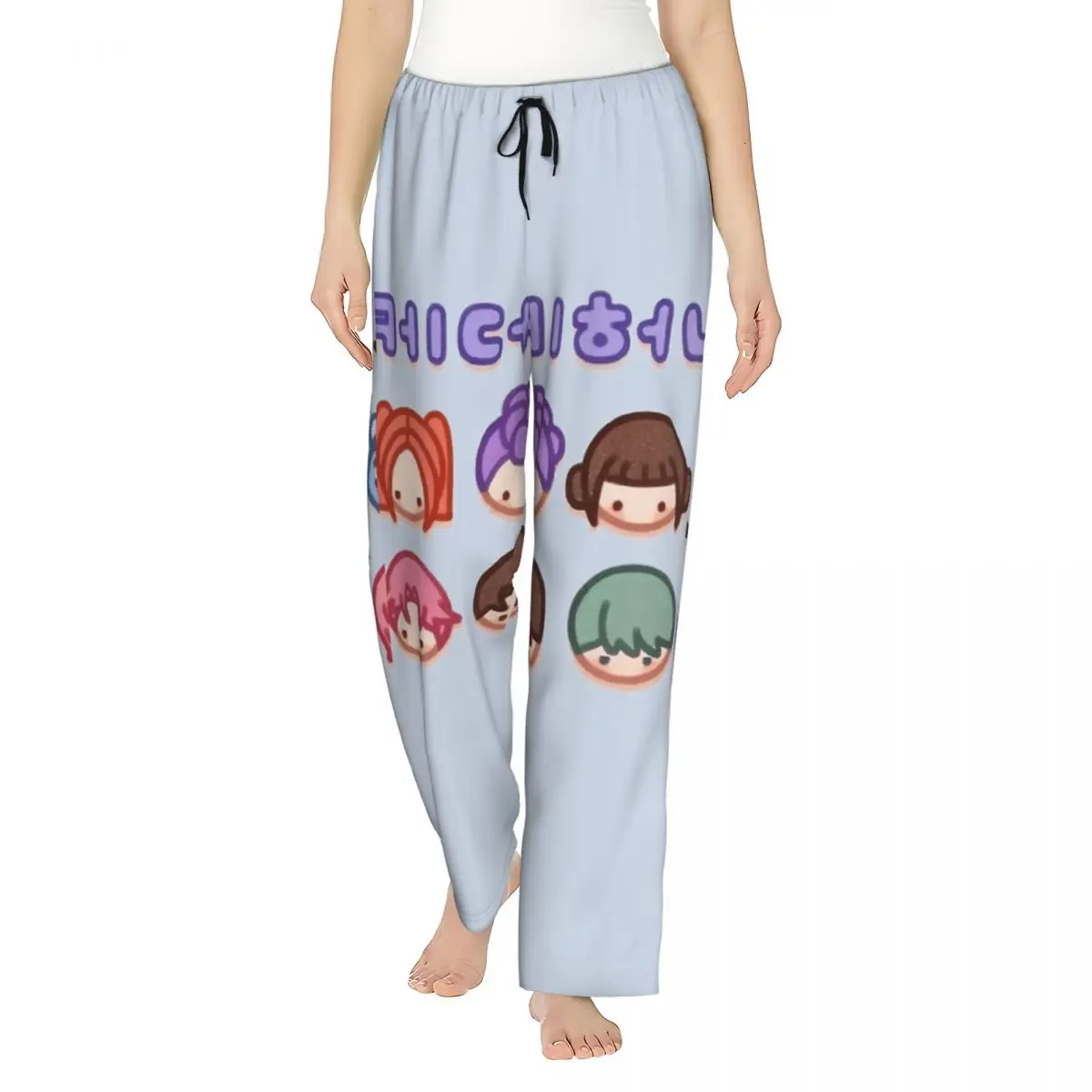 Милые пижамные штаны Kpop Demon Hunters Idols Saja для мальчиков, элегантные пижамы, женские удобные домашние штаны, одежда для сна для отдыха, низ
Милые пижамные штаны Kpop Demon Hunters Idols Saja для мальчиков, элегантные пижамы, женские удобные домашние штаны, одежда для сна для отдыха, низ