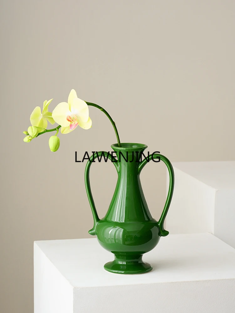 SGF light luxury ceramic vase retro French high-end home ornament flower arrangement hydroponics
SGF light luxury ceramic vase retro French high-end home ornament flower arrangement hydroponics