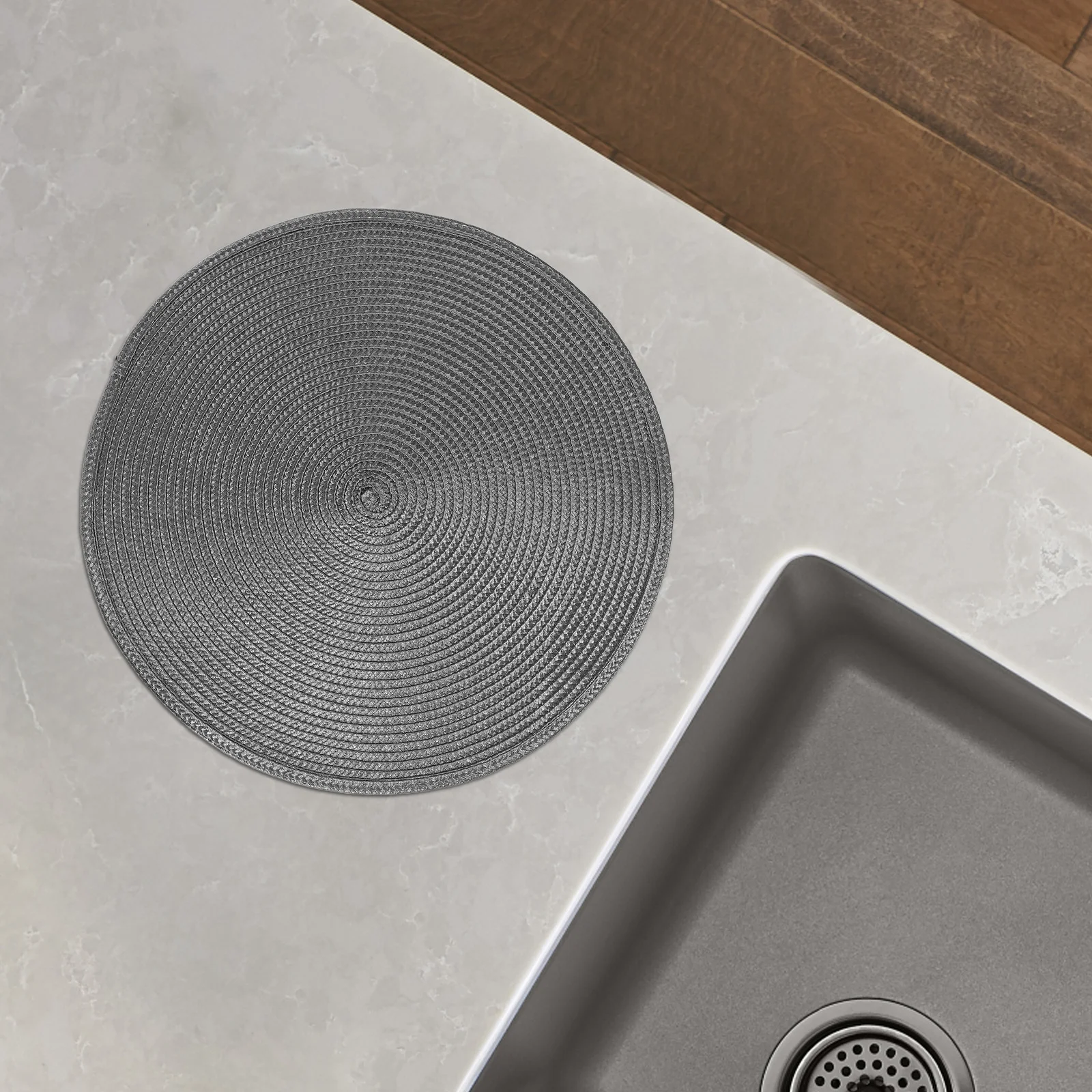 6Pcs Heat Resistant Round Plastic Woven Placemats American Style Non Slip Dining Table Mats Daily Use Round Table Cover
6Pcs Heat Resistant Round Plastic Woven Placemats American Style Non Slip Dining Table Mats Daily Use Round Table Cover