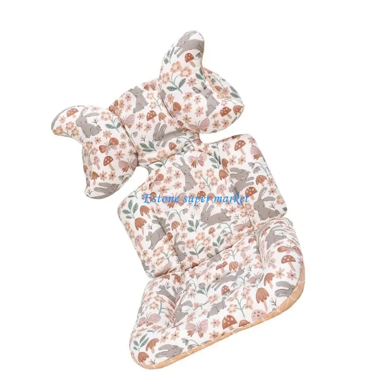 090B Double Sided Infant Strollers Pad Machine Washable Cotton Fabric Nonslip Base with Detachable Neck Support Pillow
090B Double Sided Infant Strollers Pad Machine Washable Cotton Fabric Nonslip Base with Detachable Neck Support Pillow