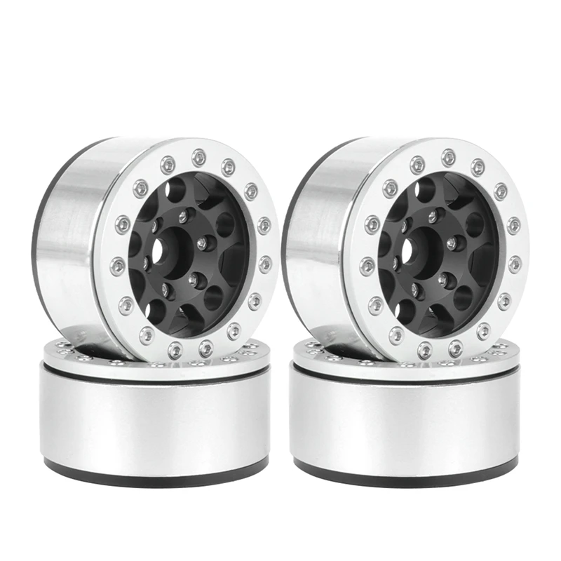 Black Silver Rim 1.55 Inch Metal Wheel For 1/10 RC Crawler Vehicle Axial SCX10 Ghost TRX4 TRX6 D90 4WD Durable Easy Install
Black Silver Rim 1.55 Inch Metal Wheel For 1/10 RC Crawler Vehicle Axial SCX10 Ghost TRX4 TRX6 D90 4WD Durable Easy Install