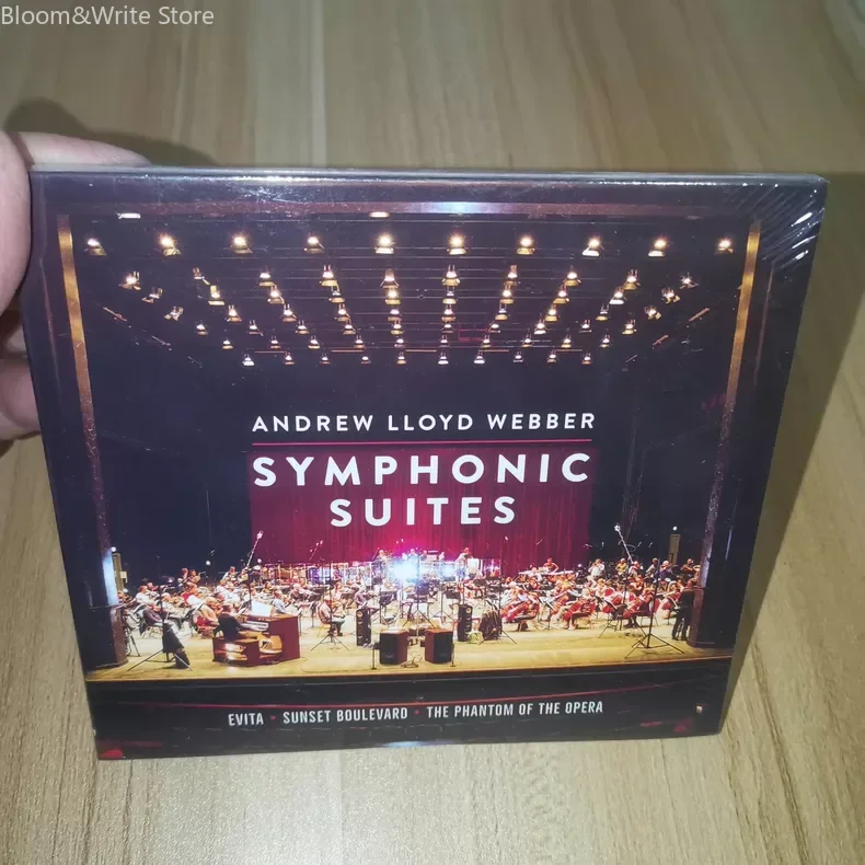 Andrew Lloyd Webber《Symphonic Suites》CDInclude Three Classic Musicals: EVITA, SUNSET BOULEVARD, and THE PHANTOM OF THE OPERA
Andrew Lloyd Webber《Symphonic Suites》CDInclude Three Classic Musicals: EVITA, SUNSET BOULEVARD, and THE PHANTOM OF THE OPERA