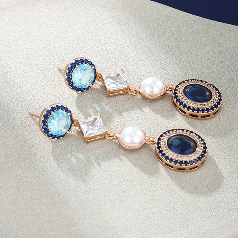 Caibao Series Artificial Gemstone Inlaid Oval Earrings, French Retro, High-End, Temperament Earrings For Women
Caibao Series Artificial Gemstone Inlaid Oval Earrings, French Retro, High-End, Temperament Earrings For Women
