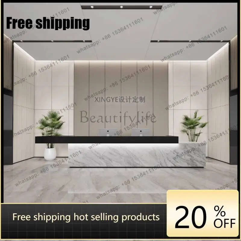 zj.Beauty Hotel Reception Desks Counter Corner Decor Business Clothing Reception Desk Wood Long Empfangs Theke Office Furniture
zj.Beauty Hotel Reception Desks Counter Corner Decor Business Clothing Reception Desk Wood Long Empfangs Theke Office Furniture