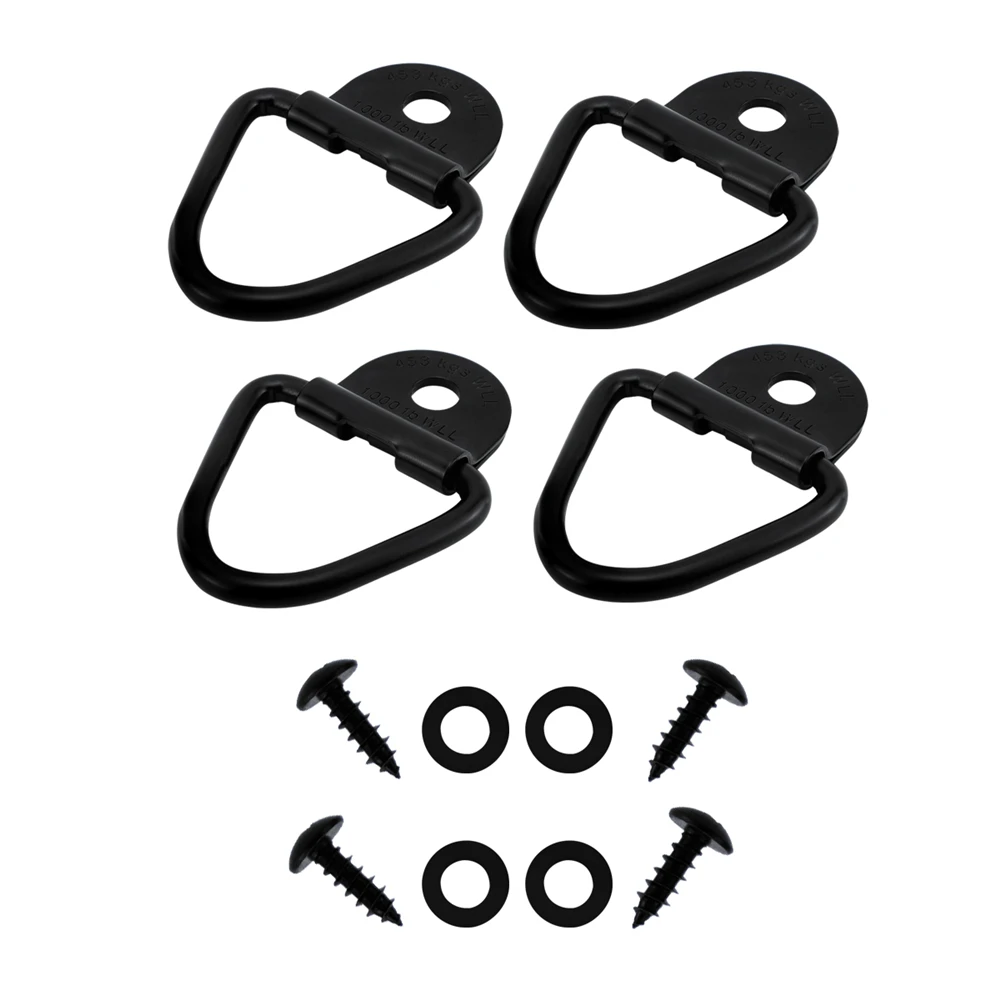 4/10pcs Black V-Ring Pull Hook Tie Down Anchors Ring Steel Cargo Tie Down Ring for Car Truck Trailers RV Boats
4/10pcs Black V-Ring Pull Hook Tie Down Anchors Ring Steel Cargo Tie Down Ring for Car Truck Trailers RV Boats