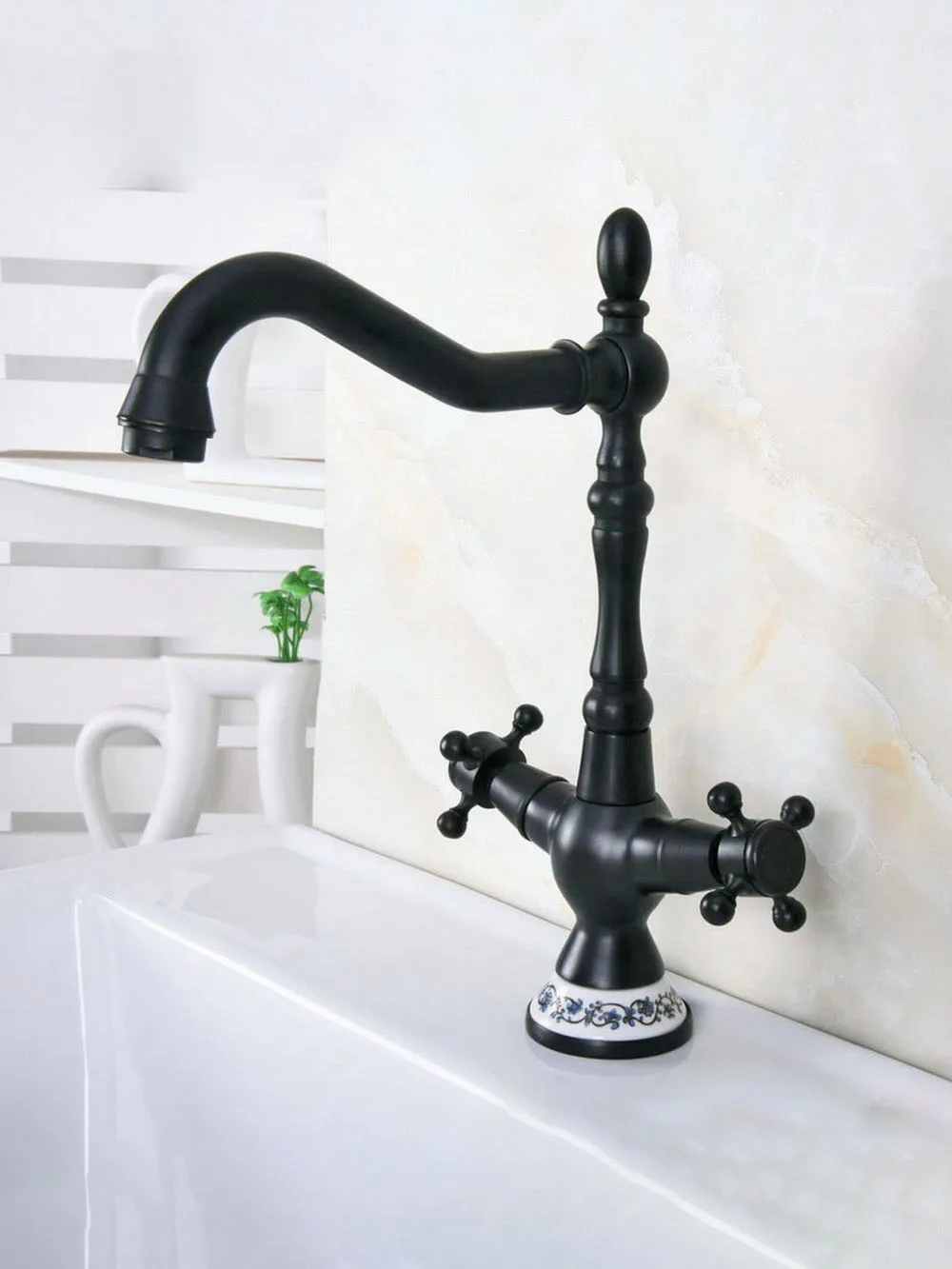 Black Oil Rubbed Bronze Dual Cross Handles Bathroom Kitchen Basin Sink Faucet Mixer Tap Swivel Spout Deck Mounted mnf646
Black Oil Rubbed Bronze Dual Cross Handles Bathroom Kitchen Basin Sink Faucet Mixer Tap Swivel Spout Deck Mounted mnf646