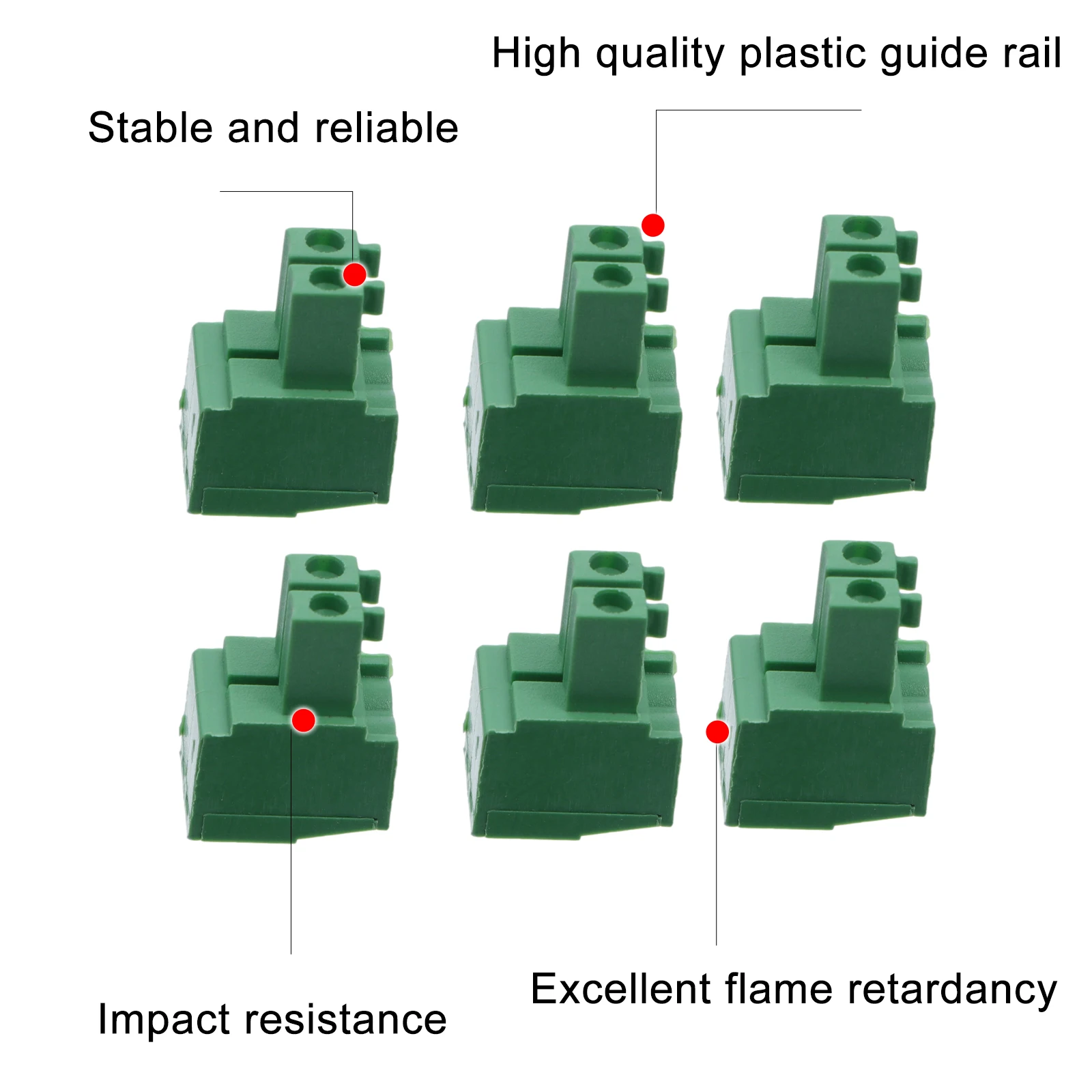 50 pcs 3.5Mm Pitch Straight Pin Pcb Terminal Block Connector For Electronics Instruments Automation Systems Electrical
50 pcs 3.5Mm Pitch Straight Pin Pcb Terminal Block Connector For Electronics Instruments Automation Systems Electrical