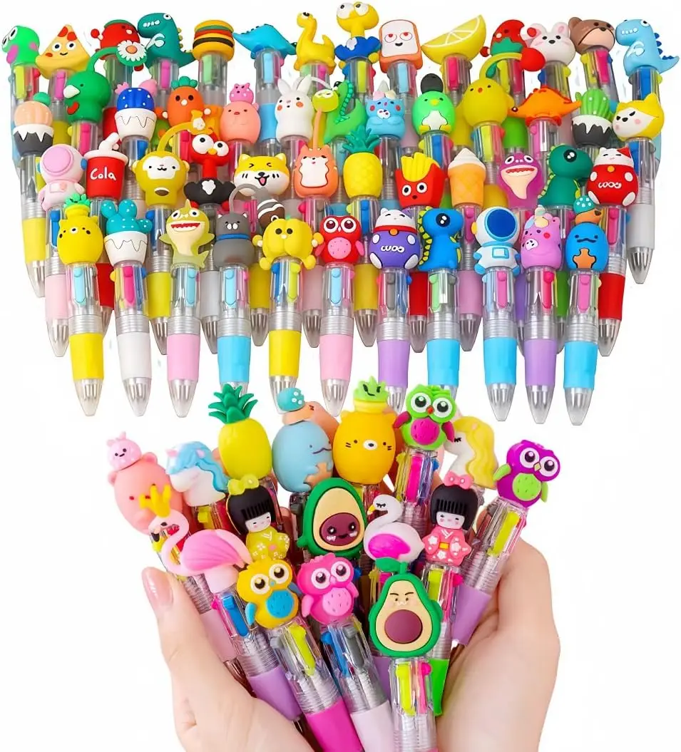 12 Pcs Mini Multicolor 4-in-1 Cute Fun Pens Ballpoint Pens for Birthdays and Parties,Fun Bulk Gifts
12 Pcs Mini Multicolor 4-in-1 Cute Fun Pens Ballpoint Pens for Birthdays and Parties,Fun Bulk Gifts