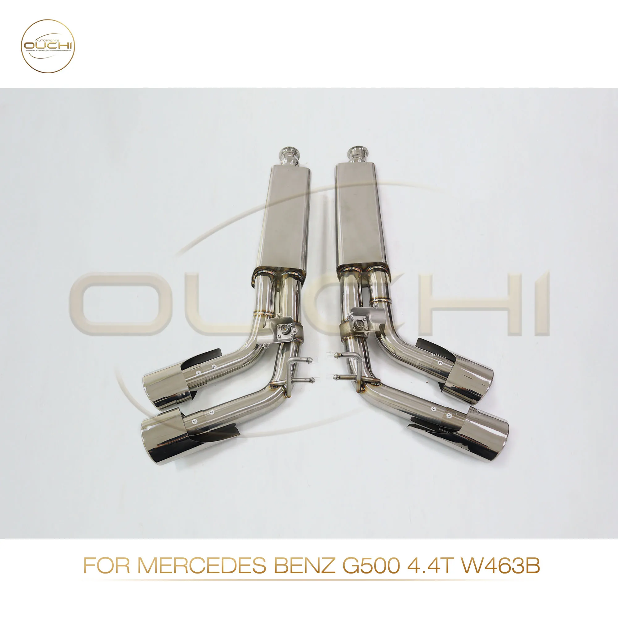 High Performance Catback For Mercedes Benz G500 4.4T W463B OUCHI Stainless Steel Easy Install Original Valve Tips Car Exhaust
High Performance Catback For Mercedes Benz G500 4.4T W463B OUCHI Stainless Steel Easy Install Original Valve Tips Car Exhaust