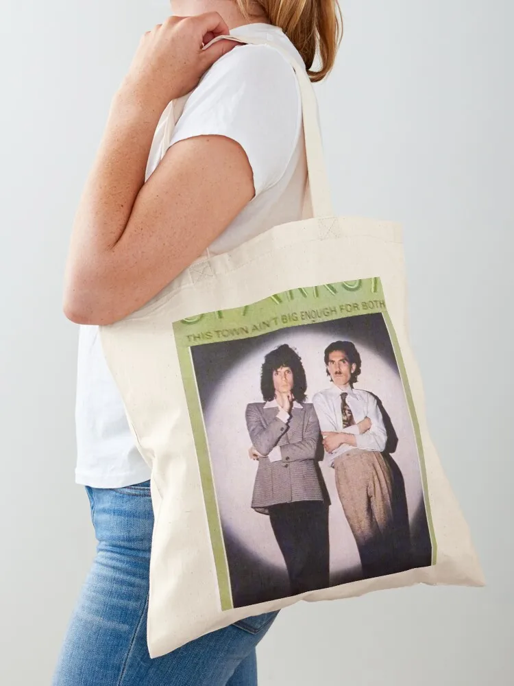 Sparks, This Town Ain't Big Enough For Both Of Us, Kimono My House back cover Tote Bag the tote bag tote bags aesthetic
Sparks, This Town Ain't Big Enough For Both Of Us, Kimono My House back cover Tote Bag the tote bag tote bags aesthetic