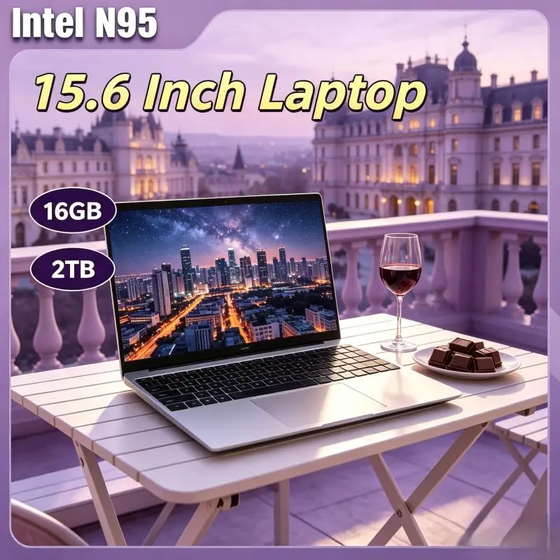 Daily Business Portable 15.6 Inch Solid New Laptop, Built-in Intel N95, 32GB DDR4 RAM, 2TB Hard Drive and Standard Windows 11 Sy
Daily Business Portable 15.6 Inch Solid New Laptop, Built-in Intel N95, 32GB DDR4 RAM, 2TB Hard Drive and Standard Windows 11 Sy