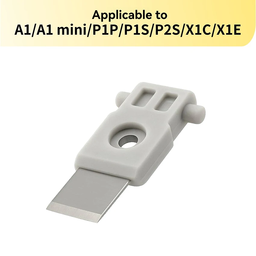 0.5mm Cutting Blade Compatible with X1/P1/A1 3D Printer Sharp Replacement Blade Tool-Free Installation 1PC/5PC Optional
0.5mm Cutting Blade Compatible with X1/P1/A1 3D Printer Sharp Replacement Blade Tool-Free Installation 1PC/5PC Optional