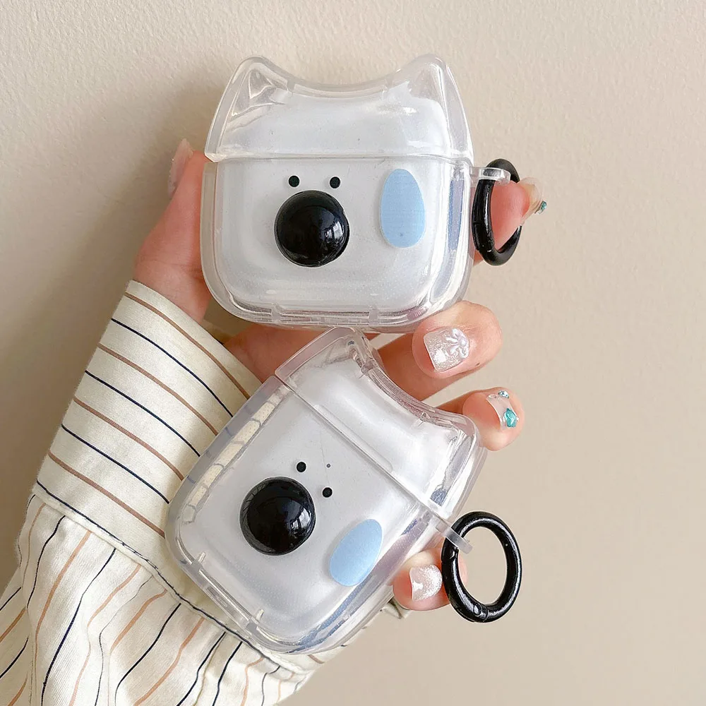 Cute Cartoon Puppy Earphone Protective Case for AirPods 1 2 3 4 Pro 2nd AirPod Pro2 Soft Anti-fall Protection Cover with Keyring
Cute Cartoon Puppy Earphone Protective Case for AirPods 1 2 3 4 Pro 2nd AirPod Pro2 Soft Anti-fall Protection Cover with Keyring