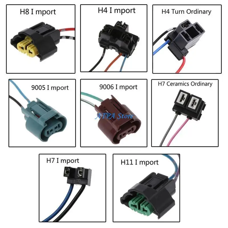U13C Headlight H4 Headlamp Light Bulb Ceramic Socket Plugs Wiring Harness
U13C Headlight H4 Headlamp Light Bulb Ceramic Socket Plugs Wiring Harness