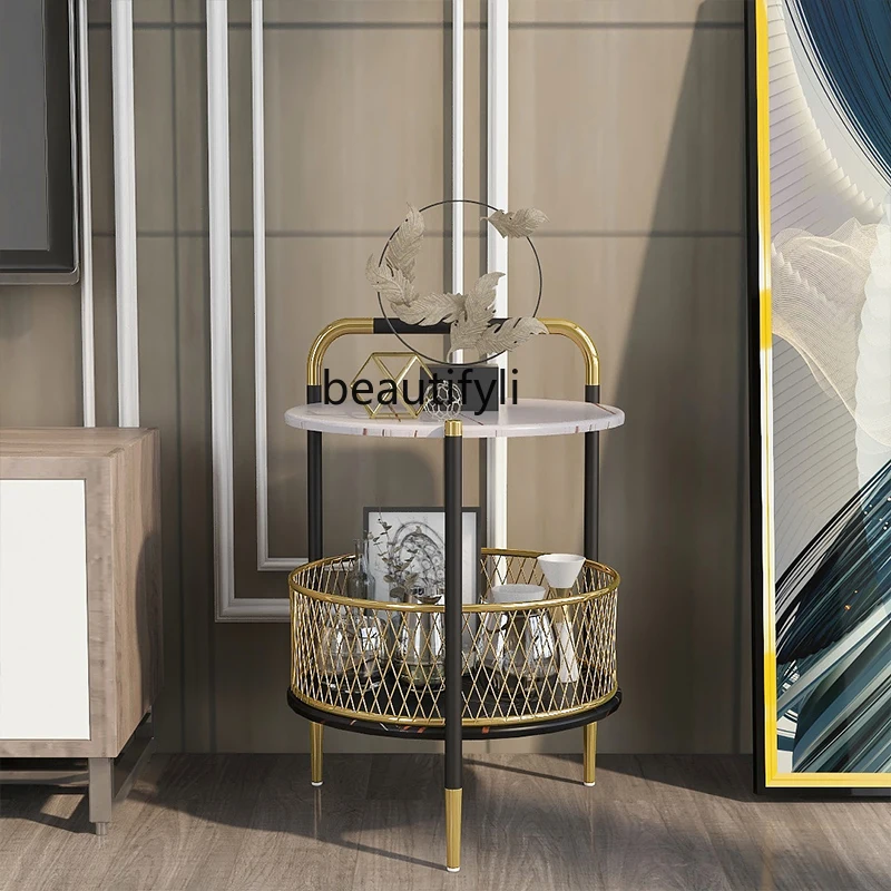 zqSide Table Corner Table Small Coffee Table Italian Light Luxury And Simplicity Modern Bedside Table Iron Small Round Table
zqSide Table Corner Table Small Coffee Table Italian Light Luxury And Simplicity Modern Bedside Table Iron Small Round Table