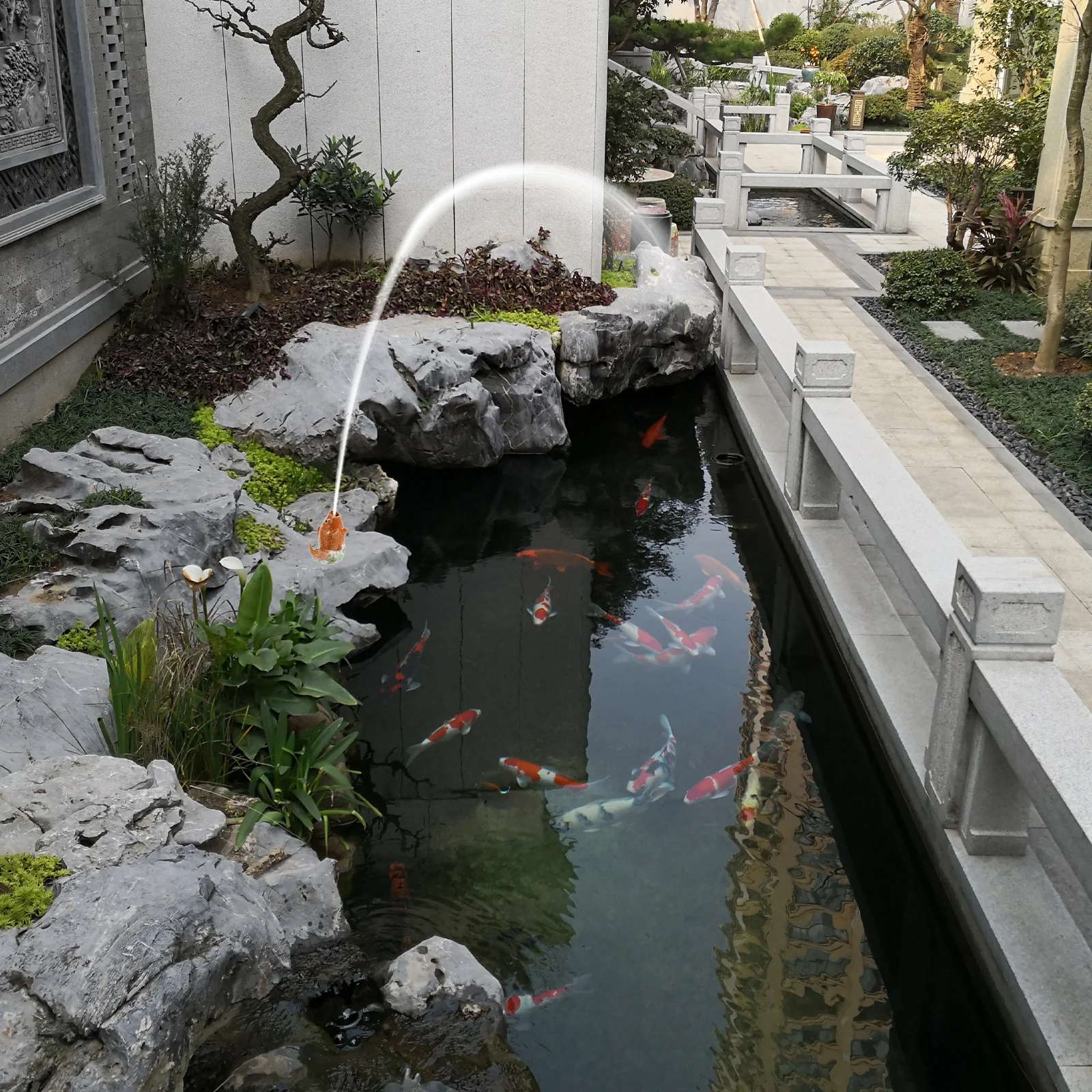 2Pcs Outdoor Ceramic Carp Figure Fountain Sprinkler Garden Pond Decoration Water Spray Fountain Nozzle Pond Large
2Pcs Outdoor Ceramic Carp Figure Fountain Sprinkler Garden Pond Decoration Water Spray Fountain Nozzle Pond Large