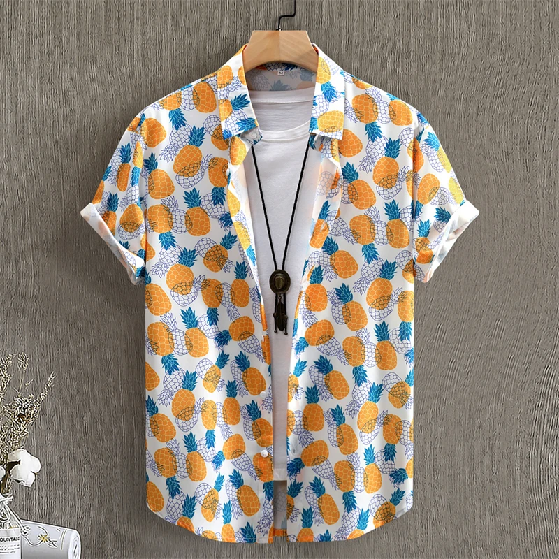 New Fashion Hawaiian Shirt For Men Tropical 3D Print Short Sleeves Summer Loose Aloha Shirts Casual Y2k Unisex Blouse Tops
New Fashion Hawaiian Shirt For Men Tropical 3D Print Short Sleeves Summer Loose Aloha Shirts Casual Y2k Unisex Blouse Tops
