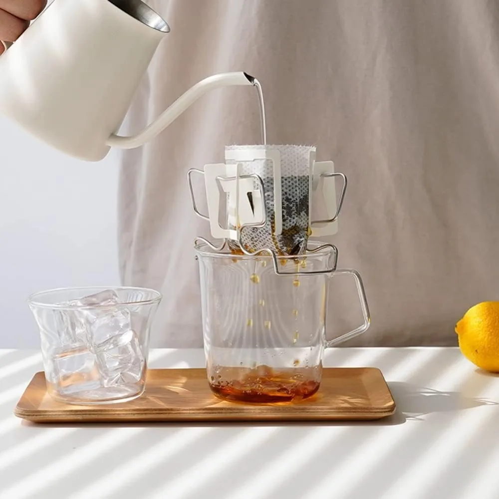 E5 Coffee Drip Filter Bag Holder Reusable 304 Stainless Steel Japanese Filter Bag Holder Coffee Cup Drip Filter Paper Bag Holder
E5 Coffee Drip Filter Bag Holder Reusable 304 Stainless Steel Japanese Filter Bag Holder Coffee Cup Drip Filter Paper Bag Holder