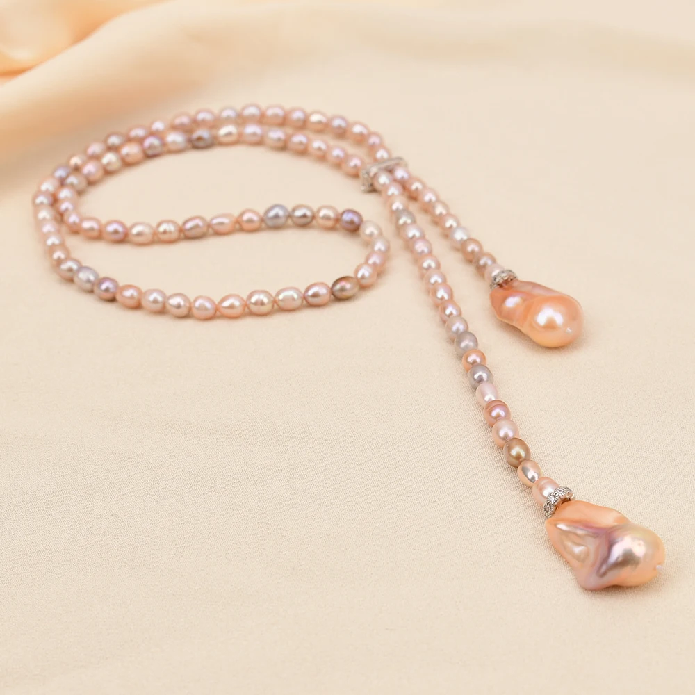 G-G 30'' Cultured Purple Rice Pearl Long Necklace Keshi Pearl Pendant Handmade For Lady
G-G 30'' Cultured Purple Rice Pearl Long Necklace Keshi Pearl Pendant Handmade For Lady