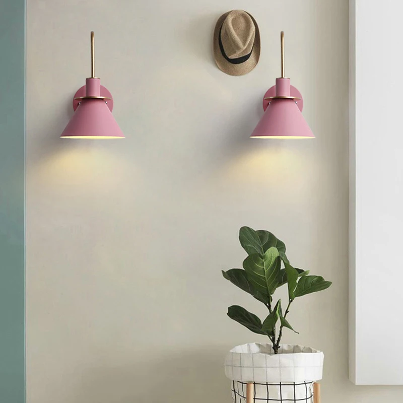 Wall Lamps Modern Industrial Nordic Vanity Wall Lights Loft Iron 6 Colors Bedroom Bedside Living Room Stairs Light Fixture E27
Wall Lamps Modern Industrial Nordic Vanity Wall Lights Loft Iron 6 Colors Bedroom Bedside Living Room Stairs Light Fixture E27