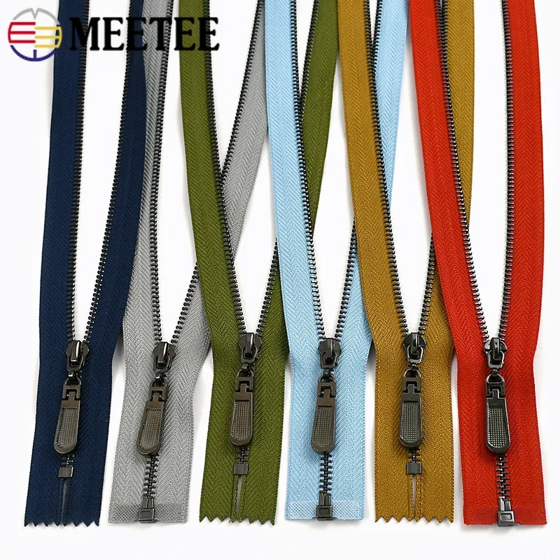 Meetee 3Pcs 3# Metal Zippers 15-30cm Close-End 40-70cm Open-End Zip for Clothes Jeans Pockets Bags Purses DIY Repair Accessories
Meetee 3Pcs 3# Metal Zippers 15-30cm Close-End 40-70cm Open-End Zip for Clothes Jeans Pockets Bags Purses DIY Repair Accessories