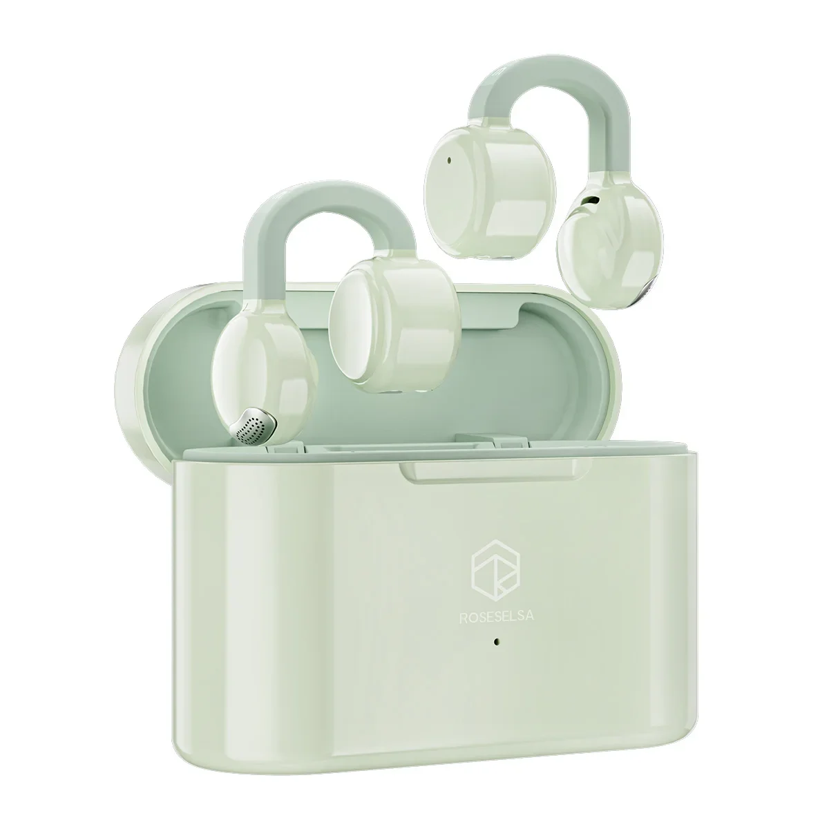 Беспроводные Bluetooth-наушники ROSESELSA OpenFree с открытым ухом для бега, легкие, удобные, спортивные наушники-клипсы
Беспроводные Bluetooth-наушники ROSESELSA OpenFree с открытым ухом для бега, легкие, удобные, спортивные наушники-клипсы