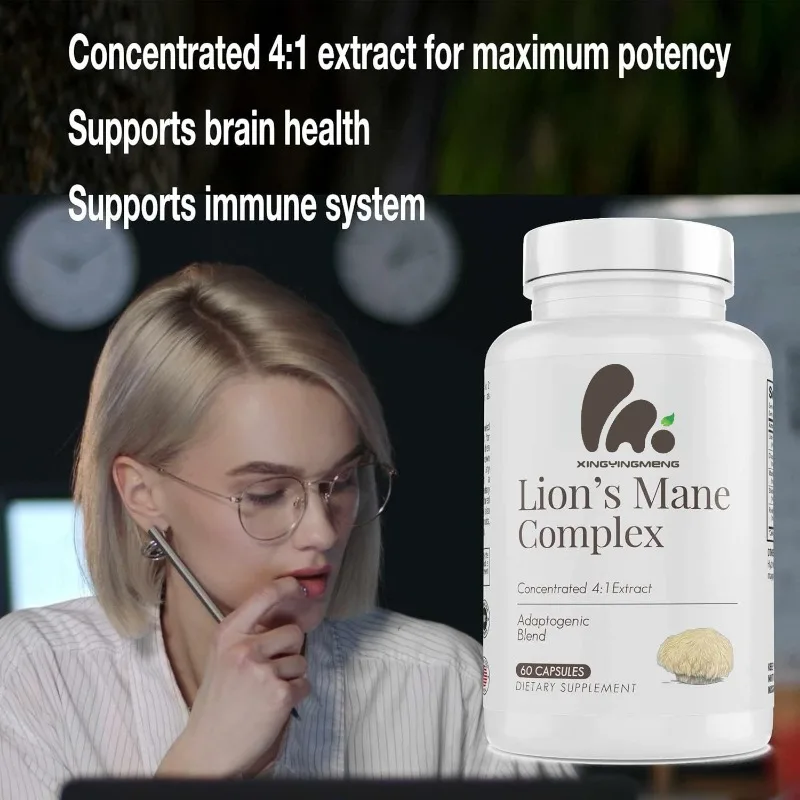 Lion Mane Complex for Overall Health Support -60 Capsules
Lion Mane Complex for Overall Health Support -60 Capsules