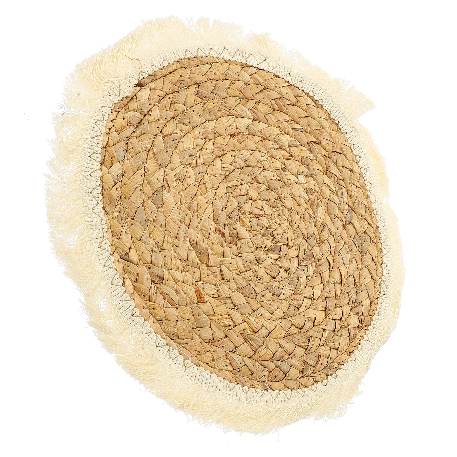 Round Woven Placemat 30cm Coaster Heat Resistant Non Slip Braided Table Pad Thick Insulated Bowl Mat Tassel Home
Round Woven Placemat 30cm Coaster Heat Resistant Non Slip Braided Table Pad Thick Insulated Bowl Mat Tassel Home