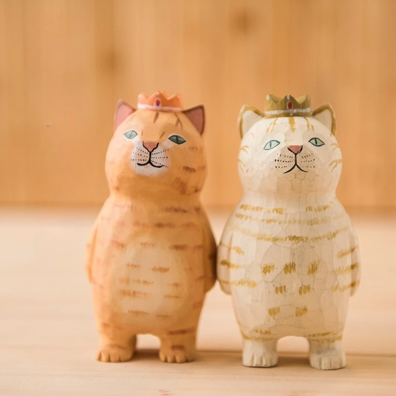 Wooden handicrafts, cat statues, hand carved cat ornaments, creative home ornaments, decorative items, birthday gift ornaments
Wooden handicrafts, cat statues, hand carved cat ornaments, creative home ornaments, decorative items, birthday gift ornaments